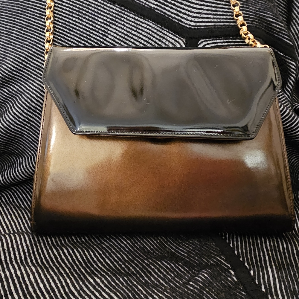Salvatore Ferragamo Ladies Purse Black & Brown